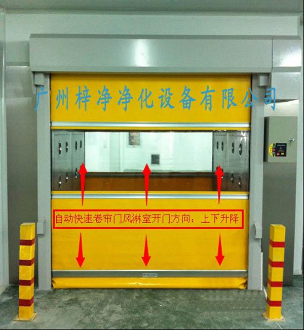 自動(dòng)快速卷簾門風(fēng)淋室開門方向 自動(dòng)快速卷簾門風(fēng)淋室開門方向